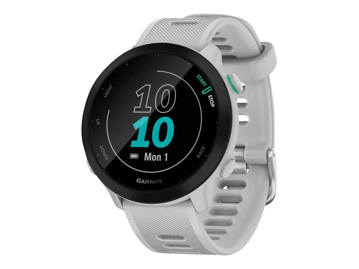 Garmin Forerunner 55 - Weiß - Sportuhr mit Band - Silikon - weiß - Anzeige 2.63 cm (1.04") 010-02562-11