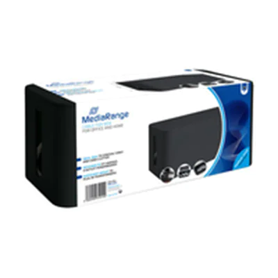 MEDIARANGE MRCS307 - Aufbewahrungsbox - Schwarz - Rechteckig - Kunststoff - Einfarbig - 135 mm