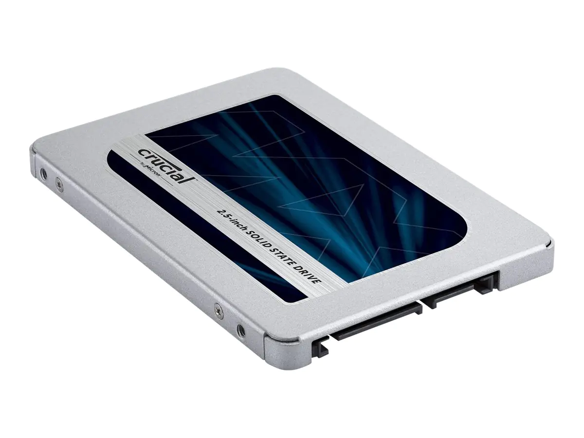 HP Crucial MX500 - SSD - verschlüsselt - 500 GB - intern - 2.5" (6.4 cm) CT500MX500SSD1