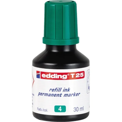 edding Nachfülltusche T 25 4-T25004 30ml geruchsarme Tusche grün