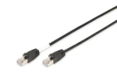 DIGITUS Professional - Patch-Kabel - RJ-45 (M) bis RJ-45 (M) - 10 m - SFTP - CAT 6 - geschirmt, im Freien, ohne Haken - Schwarz DIGITUS Professional - Patch-Kabel - RJ-45 (M) bis RJ-45 (M) - 10 m - SFTP - CAT 6 - geschirmt, im Freien, ohne Haken - Schwarz