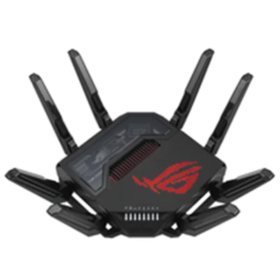 ASUS ROG Rapture GT-BE98 - Wireless Router Switch mit 6 Ports - 10GbE, 5GbE, 2.5GbE, 802.11be - WAN-Ports: 2 Quad-Band ASUS ROG Rapture GT-BE98 - Wireless Router Switch mit 6 Ports - 10GbE, 5GbE, 2.5GbE, 802.11be - WAN-Ports: 2 Quad-Band