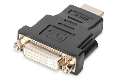ASSMANN - Videoadapter - DVI-I weiblich zu HDMI männlich - abgeschirmt - Schwarz - geformt ASSMANN - Videoadapter - DVI-I weiblich zu HDMI männlich - abgeschirmt - Schwarz - geformt