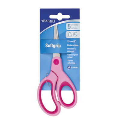 Westcott Bastelschere Kids 130mm Stahl pink
