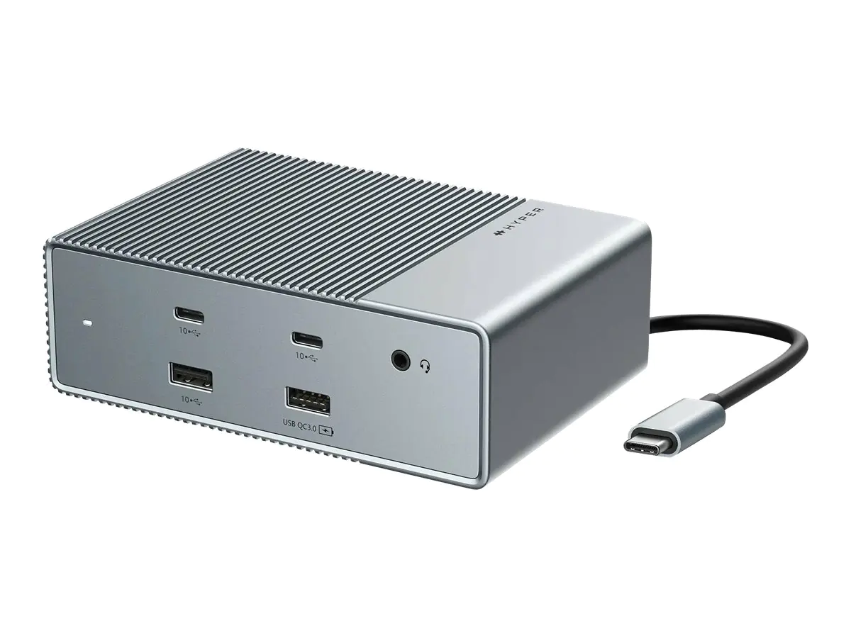 HyperDrive GEN2 - Dockingstation - USB-C - 2 x HDMI, 2 x DP - 1GbE - Europa