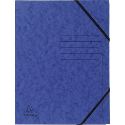 Exacompta Eckspanner 555412E DIN A4 Karton blau Exacompta Eckspanner 555412E DIN A4 Karton blau