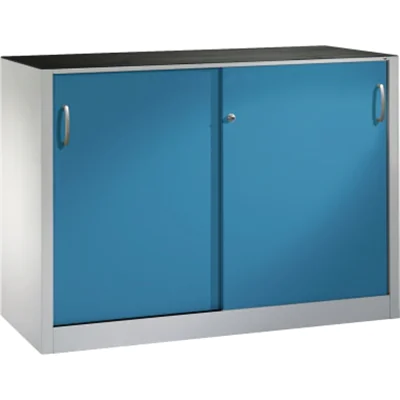 C+P Werkzeugschrank 214609S10044 Schiebetür 1000x1600x400mm lgr/lbl