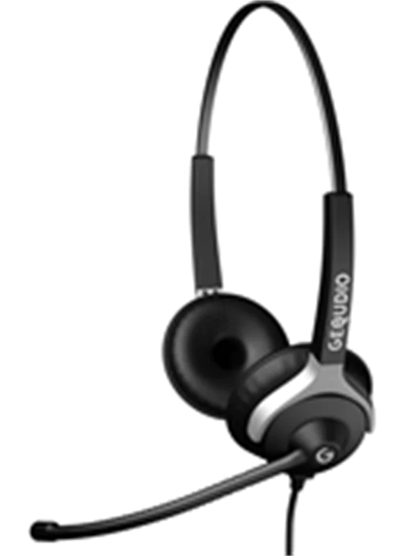 Gequdio Headset 2-Ohr mit USB für PC MAC