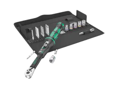 Wera Click Torque A 6 - Drehmomentschlüssel-Set - 20 Stücke - 2.5 - 25 N·m - in Halter Wera Click Torque A 6 - Drehmomentschlüssel-Set - 20 Stücke - 2.5 - 25 N·m - in Halter