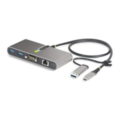 StarTech 2-Port USB-C/USB-A Hub with GbE and RS232 Serial, 2x USB-A - Hub - 2 x USB 3.2 Gen 1 - Desktop StarTech 2-Port USB-C/USB-A Hub with GbE and RS232 Serial, 2x USB-A - Hub - 2 x USB 3.2 Gen 1 - Desktop