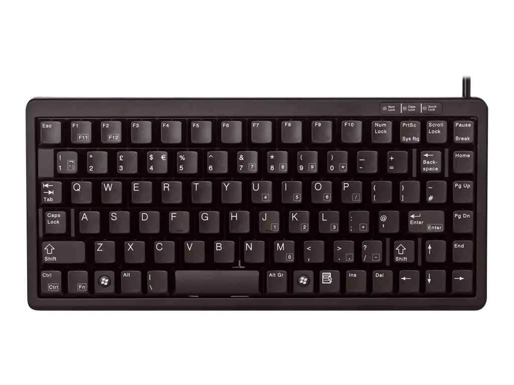 Cherry Compact-Keyboard G84-4100 - Tastatur G84-4100LCMDE-2