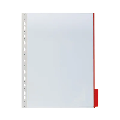 DURABLE Sichttafel FUNCTION DIN A4 Hart PVC Farbe des Reiters: rot 5 St./Pack. DURABLE Sichttafel FUNCTION DIN A4 Hart PVC Farbe des Reiters: rot 5 St./Pack.