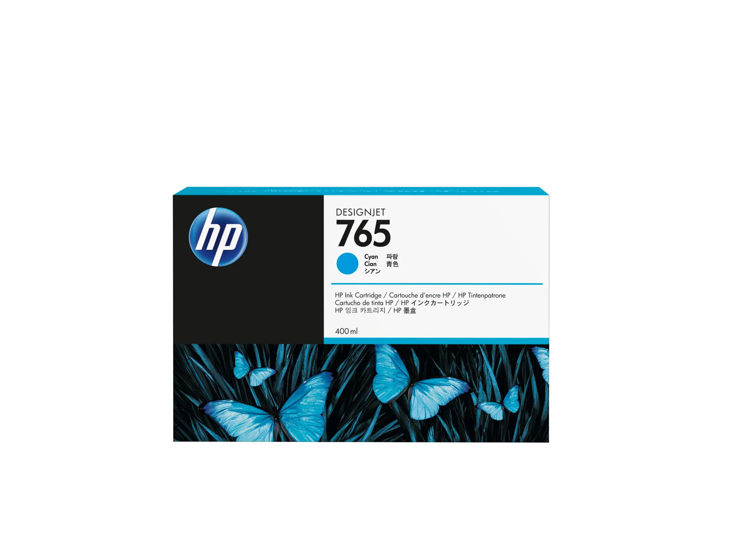 HP 765 - 400 ml - Cyan - Original - Tintenpatrone - für DesignJet T7200 Production Printer