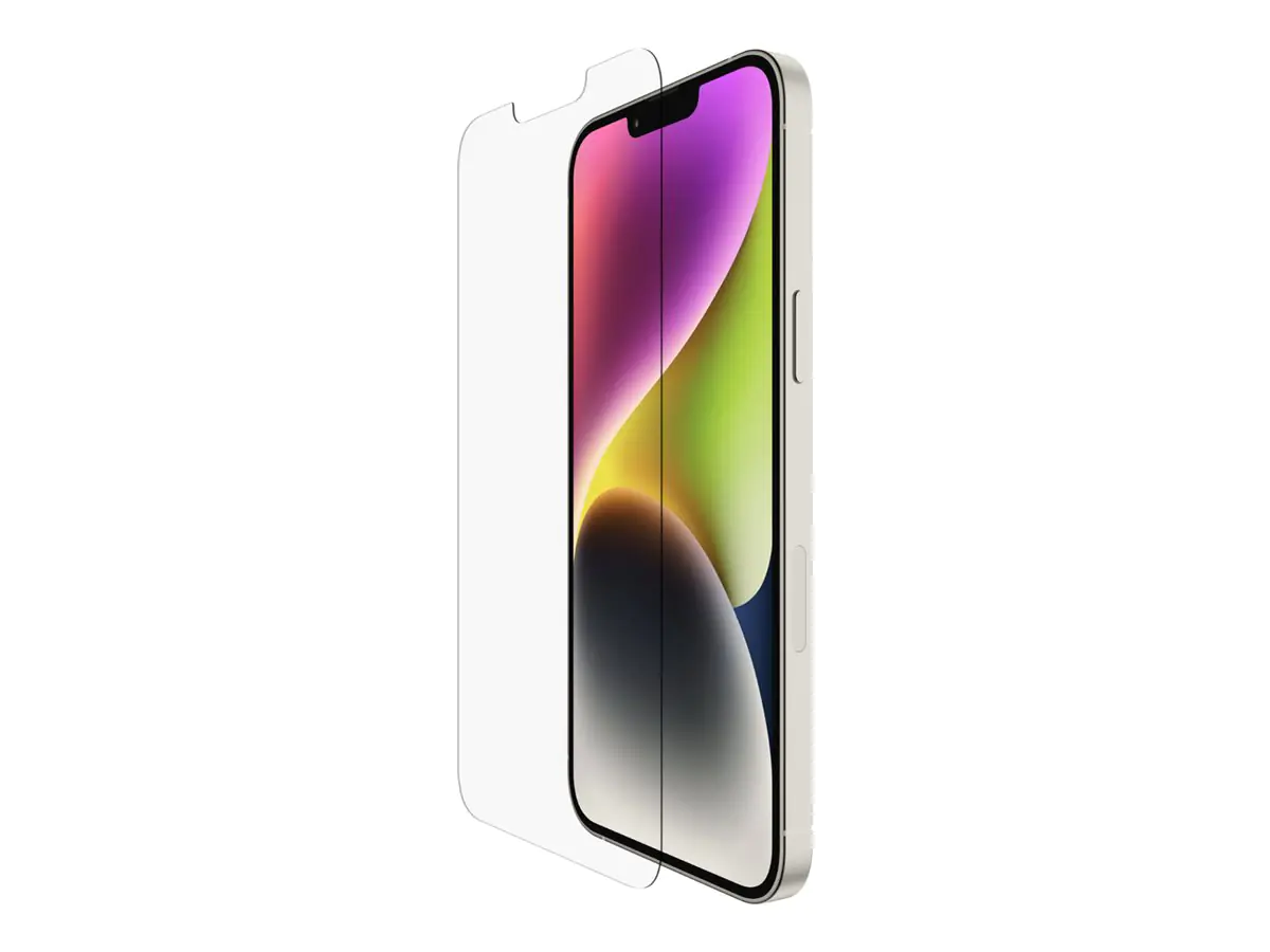 Belkin UltraGlass - Bildschirmschutz für Handy - antimikrobiell - Glas - für Apple iPhone 13, 13 Pro Belkin UltraGlass - Bildschirmschutz für Handy - antimikrobiell - Glas - für Apple iPhone 13, 13 Pro