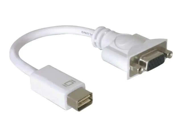 Delock VGA-Kabel Mini-DVI (M) VGA (W) 65088 20 cm