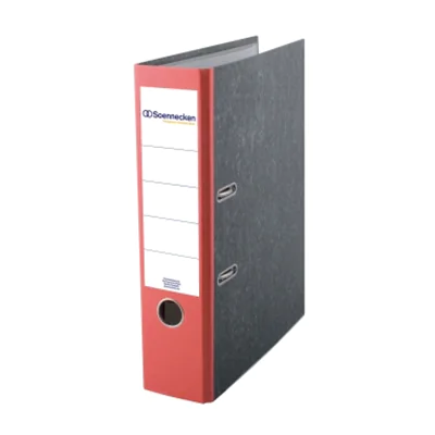 Soennecken Ordner 3322 DIN A4 80mm Pappe rot Soennecken Ordner 3322 DIN A4 80mm Pappe rot