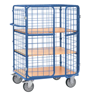 Fetra Etagenwagen 73 x 155,2 x 116,9 cm (B x H x L) 600kg 3 Böden Fetra Etagenwagen 73 x 155,2 x 116,9 cm (B x H x L) 600kg 3 Böden