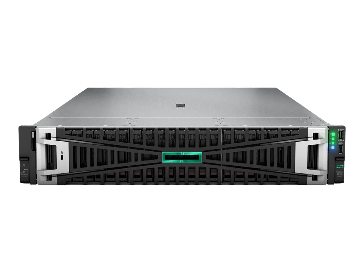 HPE ProLiant DL380 Gen11 Network Choice - Server - Rack-Montage - 2U - zweiweg - 1 x Xeon Silver 4510 / 2.4 GHz - RAM 64 GB - SATA/SAS/PCI Express - Hot-Swap 6.4 cm (2.5") Schacht/Schächte - SSD 2 x 960 GB - 1GbE - kein Betriebssystem - Monitor: keiner - HPE ProLiant DL380 Gen11 Network Choice - Server - Rack-Montage - 2U - zweiweg - 1 x Xeon Silver 4510 / 2.4 GHz - RAM 64 GB - SATA/SAS/PCI Express - Hot-Swap 6.4 cm (2.5") Schacht/Schächte - SSD 2 x 960 GB - 1GbE - kein Betriebssystem - Monitor: keiner -