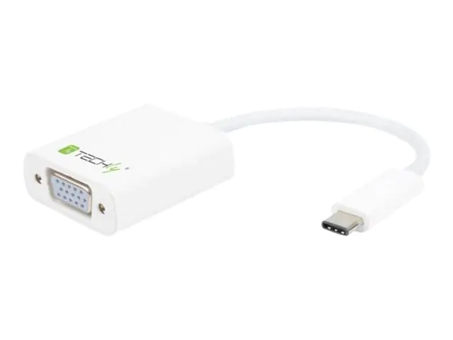 Techly Externer Videoadapter - USB-C - VGA