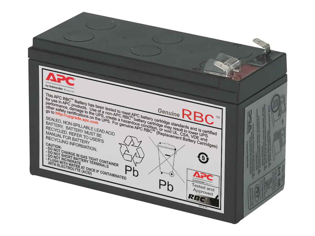 APC Replacement Battery Cartridge #2 - USV-Akku - 1 x Bleisäure - Schwarz - für P/N: AP250, BE550-KR, BP300JPNP, BP500IACH, CP27U13AZ3-F, CP27U13SC3-F, PBP4A32L630 APC Replacement Battery Cartridge #2 - USV-Akku - 1 x Bleisäure - Schwarz - für P/N: AP250, BE550-KR, BP300JPNP, BP500IACH, CP27U13AZ3-F, CP27U13SC3-F, PBP4A32L630