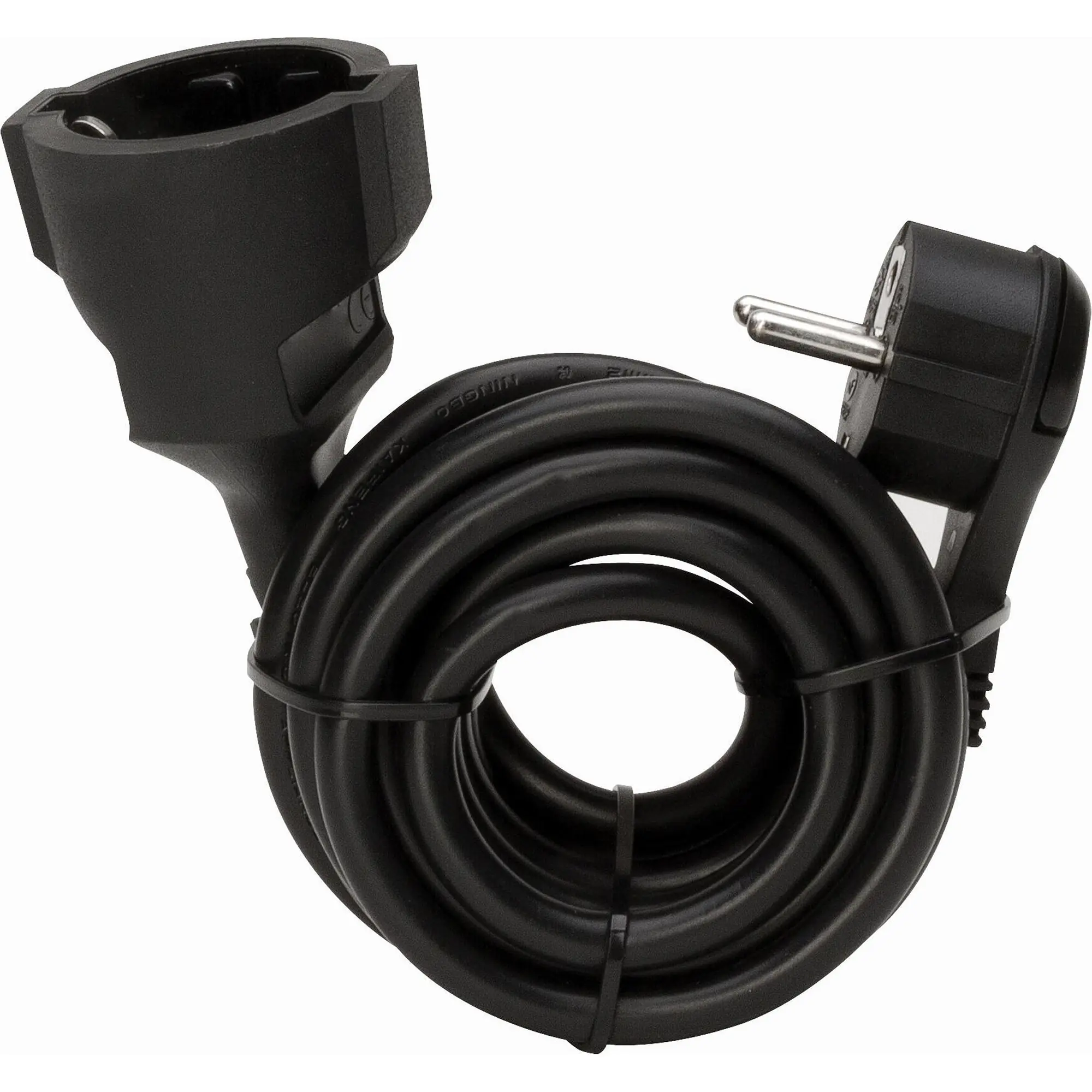 Heinrich Kopp Verlängerung Schutzkontakt-Flachstecker und Schutzkontakt-Kupplung - Kabel - Verlängerungskabel 143705086
