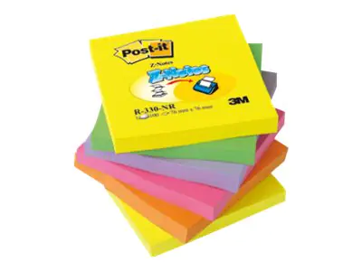 3M Post-it Z-Notes R-330-NR - Notizen - 76 x 76 mm - 600 Blatt (6 x 100) R330NR