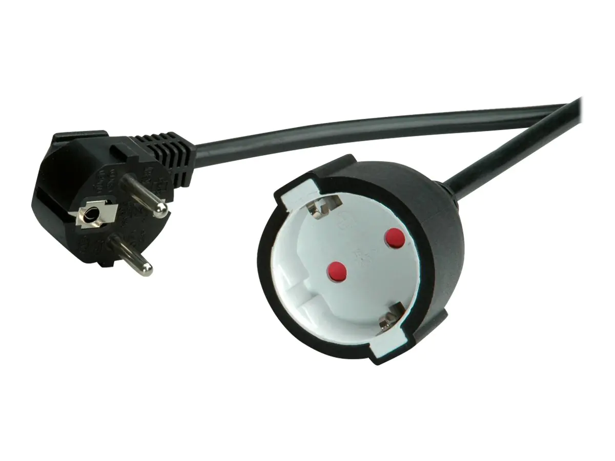 VALUE Spannungsversorgungs-Verlängerungskabel - power CEE 7/7 (M) 19.99.1167