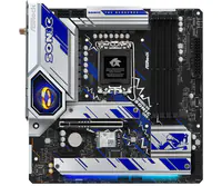 ASRock B760M PG Sonic WiFi - Motherboard - micro ATX - LGA1700-Sockel - B760 Chipsatz - USB 3.2 Gen 1, USB 3.2 Gen 2, USB-C 3.2 Gen2 - 2.5 Gigabit LAN, Bluetooth, Wi-Fi - Onboard-Grafik (CPU erforderlich) - HD Audio (8-Kanal)