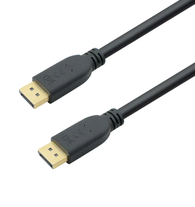 Bayko GREEN PERFORMANCE DisplayPort 1.4 Anschlusskabel, Stecker/Stecker, ULTRA HD 8K, GRS-zertifiziert, schwarz 1m Bayko GREEN PERFORMANCE DisplayPort 1.4 Anschlusskabel, Stecker/Stecker, ULTRA HD 8K, GRS-zertifiziert, schwarz 1m
