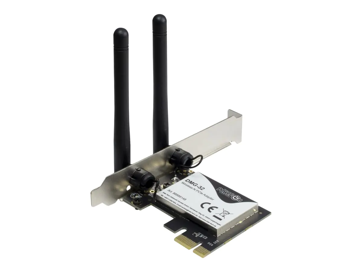 Inter-Tech DMG-32 - Netzwerkadapter - PCIe - Wi-Fi 5