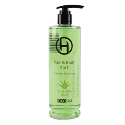 HYGOSTAR Shampoo 2in1 Aloe Vera Pumpflasche Kunststoff 0,4l HYGOSTAR Shampoo 2in1 Aloe Vera Pumpflasche Kunststoff 0,4l