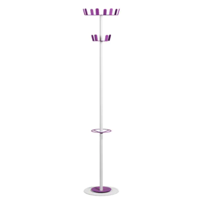 Paperflow Garderobenständer Color Range 35 x 175 x 35 cm (B x H x T) Stahl, epoxylackiert weiß