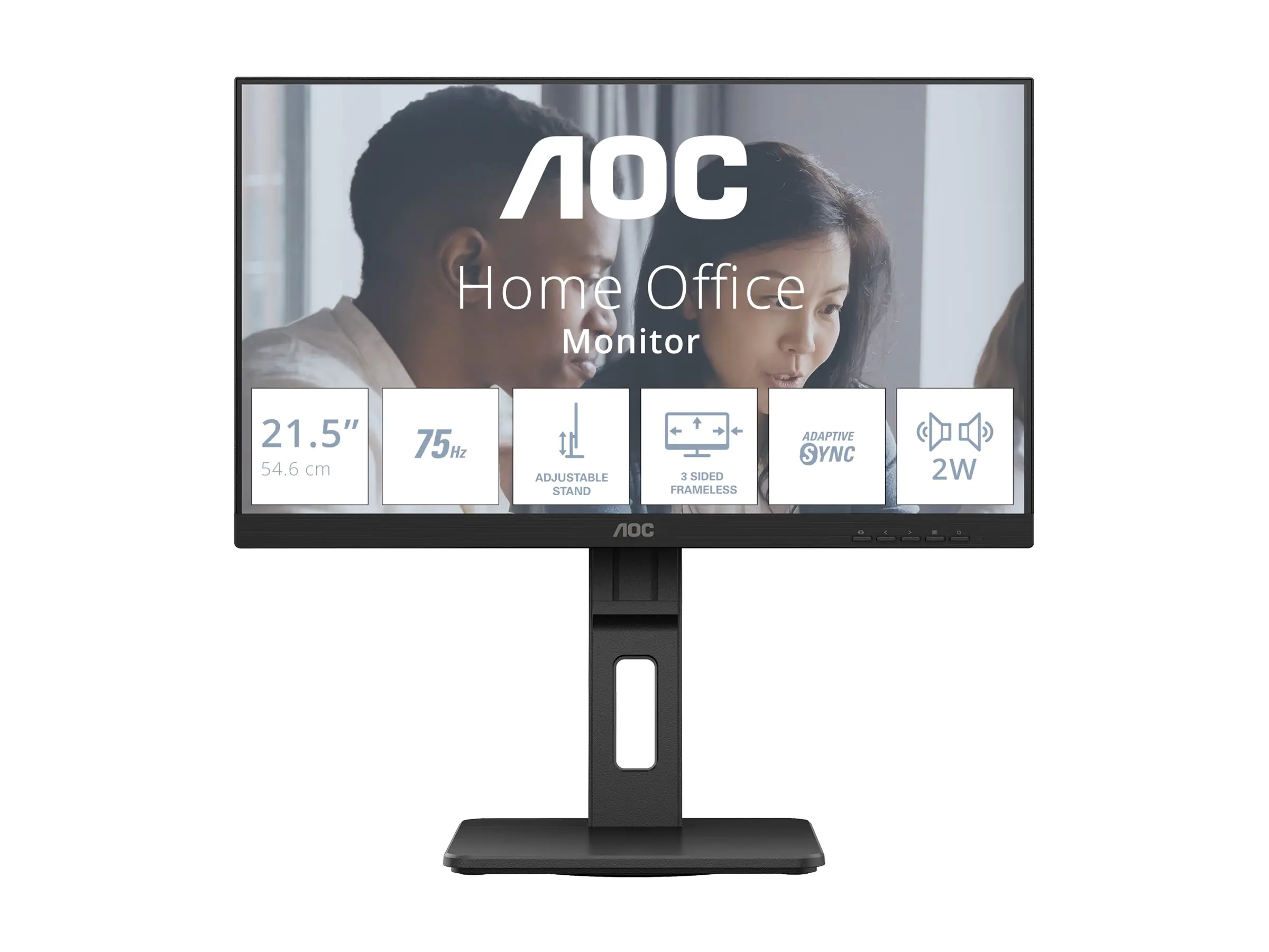 AOC 22E2UMF - LED-Monitor - 55.9 cm (22") (21.5" sichtbar)