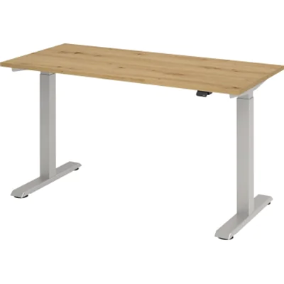 Hammerbacher Schreibtisch VXMST614/R/S 140x67cm eiche Hammerbacher Schreibtisch VXMST614/R/S 140x67cm eiche