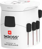 SKROSS Reisestecker Pro World 7A Weiß
