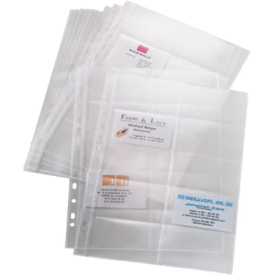 SIGEL Visitenkartenprospekthülle VZ351 max. 200Karten tr 10 St./Pack SIGEL Visitenkartenprospekthülle VZ351 max. 200Karten tr 10 St./Pack