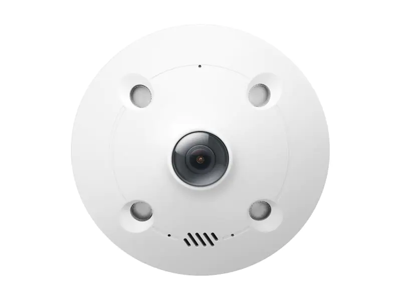 TP-Link VIGI InSight S655I V1 - Netzwerk-Überwachungskamera - Fischauge - Innenbereich - wasserfest - Farbe (Tag&Nacht) - 5 MP - 2560 x 1920 - M12-Anschluss - feste Brennweite - Audio - LAN 10/100 - H.265+, H.265, H.264+, H.264 - Gleichstrom 12 V / PoE