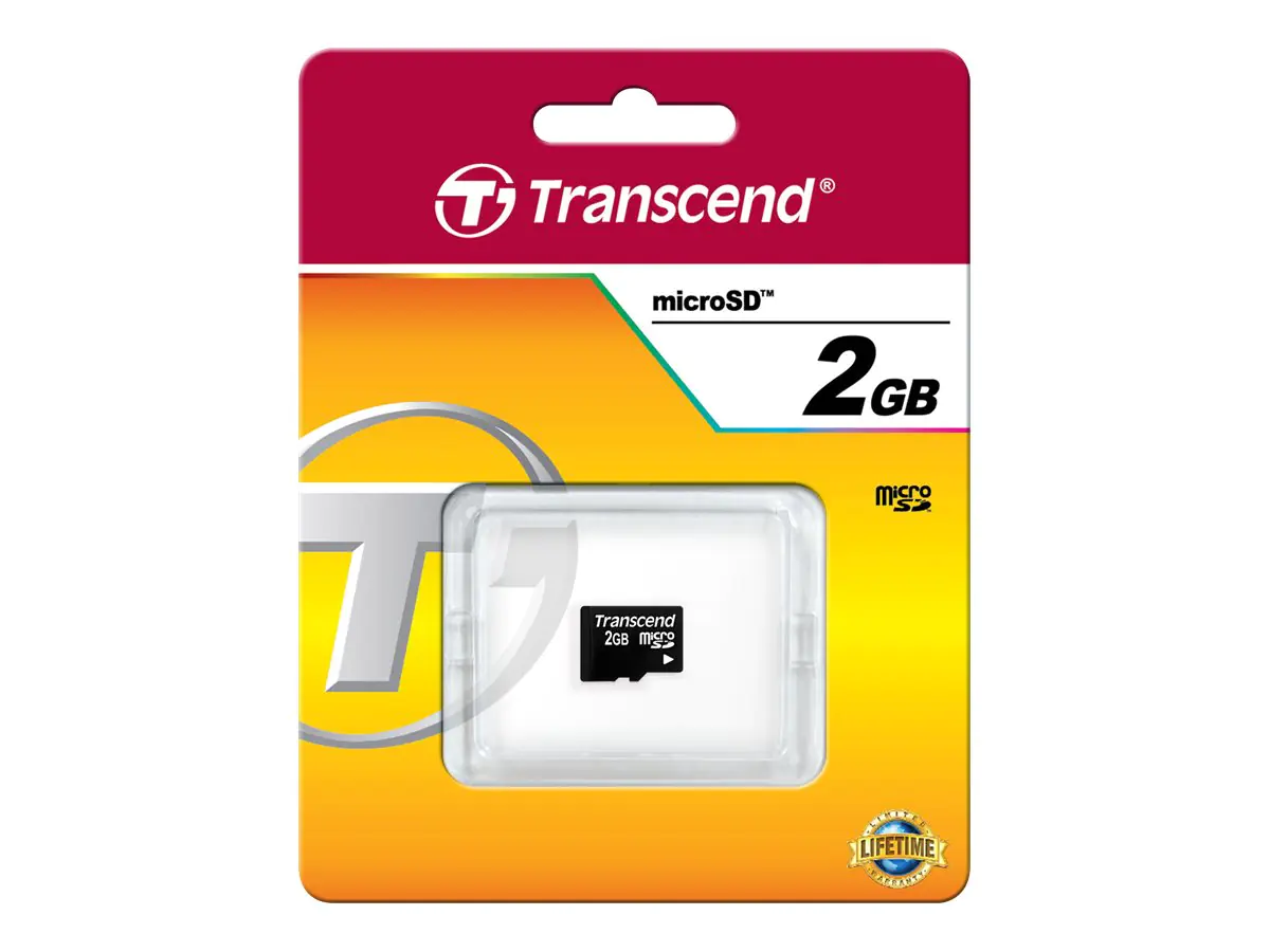Transcend - Flash-Speicherkarte - 2 GB - microSD