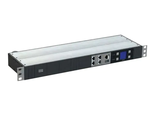 Bachmann BlueNet BN3000 Inline slave - Überwachungseinheit für Stromversorgung (Rack - einbaufähig) - Wechselstrom 400 V - 11000 VA - 3 Phasen - Ethernet 10/100 - 1U - 48.3 cm (19")
