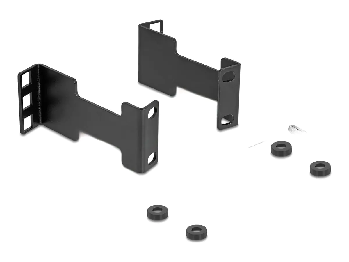 Delock Rackmontagesatz - server rack, depth expansion adapter, for extending the mounting dept