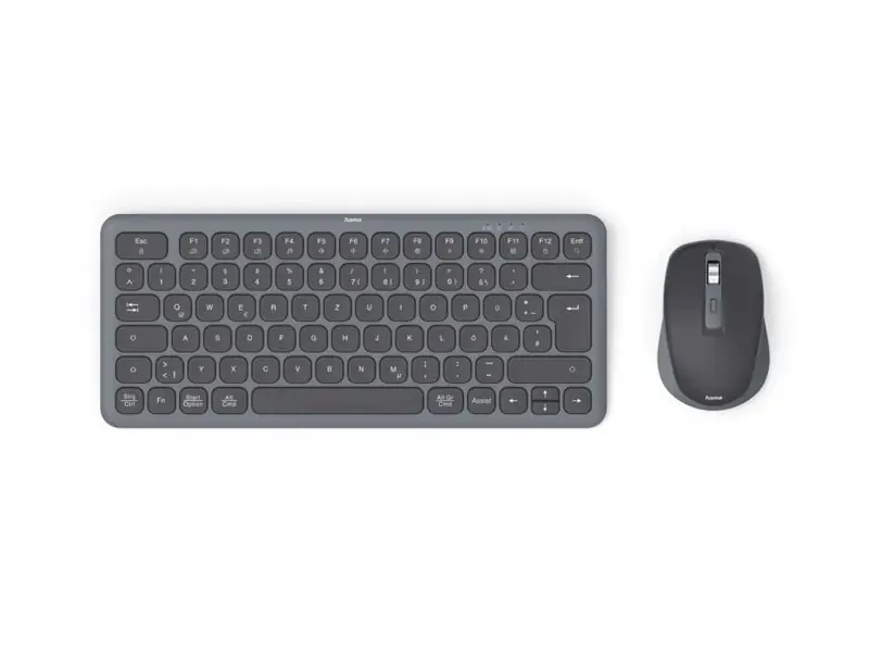 Hama WKM-500 - Tastatur-und-Maus-Set - Mehrgeräte 00173061