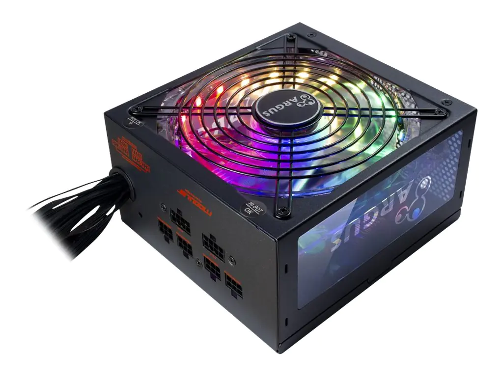 Argus RGB-650W CM II - Netzteil (intern) - ATX12V 2.3 - 80 PLUS Gold - Wechselstrom 100/240 V - 650 Watt - aktive PFC - Schwarz