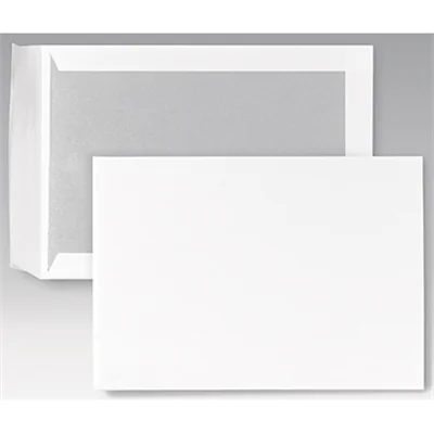 POSTHORN Papprückwandtasche DIN C4 ohne Fenster 120g/m² mit Haftklebung Papier weiß 100 St./Pack. POSTHORN Papprückwandtasche DIN C4 ohne Fenster 120g/m² mit Haftklebung Papier weiß 100 St./Pack.