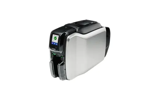 Zebra ZC300 - Plastikkartendrucker - Farbe - Duplex - Thermosublimation/thermische Übertragung - CR-80 Card (85.6 x 54 mm) - 300 dpi - bis zu 900 Karten/Stunde (einfarbig)/ bis zu 200 Karten/Stunde (Farbe) - Kapazität: 100 Karten - USB 2.0, LAN