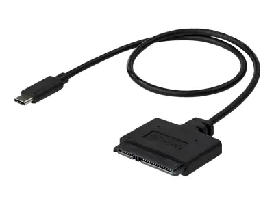 StarTech USB C auf SATA Adapter Kabel für 2,5in SSD/HDD - USB 3.1 (10Gbit/s) - Thunderbolt 3 kompatibel - SATA I/II/III (USB31CSAT3CB) - Speicher-Controller - 2.5", 3.5" (6.4 cm, 8.9 cm) - SATA 6Gb/s - USB 3.1 (Gen 2) - Schwarz StarTech USB C auf SATA Adapter Kabel für 2,5in SSD/HDD - USB 3.1 (10Gbit/s) - Thunderbolt 3 kompatibel - SATA I/II/III (USB31CSAT3CB) - Speicher-Controller - 2.5", 3.5" (6.4 cm, 8.9 cm) - SATA 6Gb/s - USB 3.1 (Gen 2) - Schwarz
