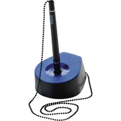 HAN Kugelschreiberständer SALSA 1770-34 +Kette schwarz/blau HAN Kugelschreiberständer SALSA 1770-34 +Kette schwarz/blau