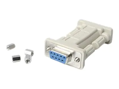 StarTech DB9 RS232 Serieller Nullmodem-Adapter – Buchse/Buchse - Nullmodemadapter - DB-9 (W) zu DB-9 (W) - für P/N: EC1S952, EC2S952, PCI2S232485I