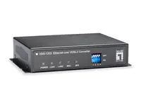 LevelOne VDS-1203 Ethernet over VDSL2 Converter BNC - Converter - 0,1 Gbps