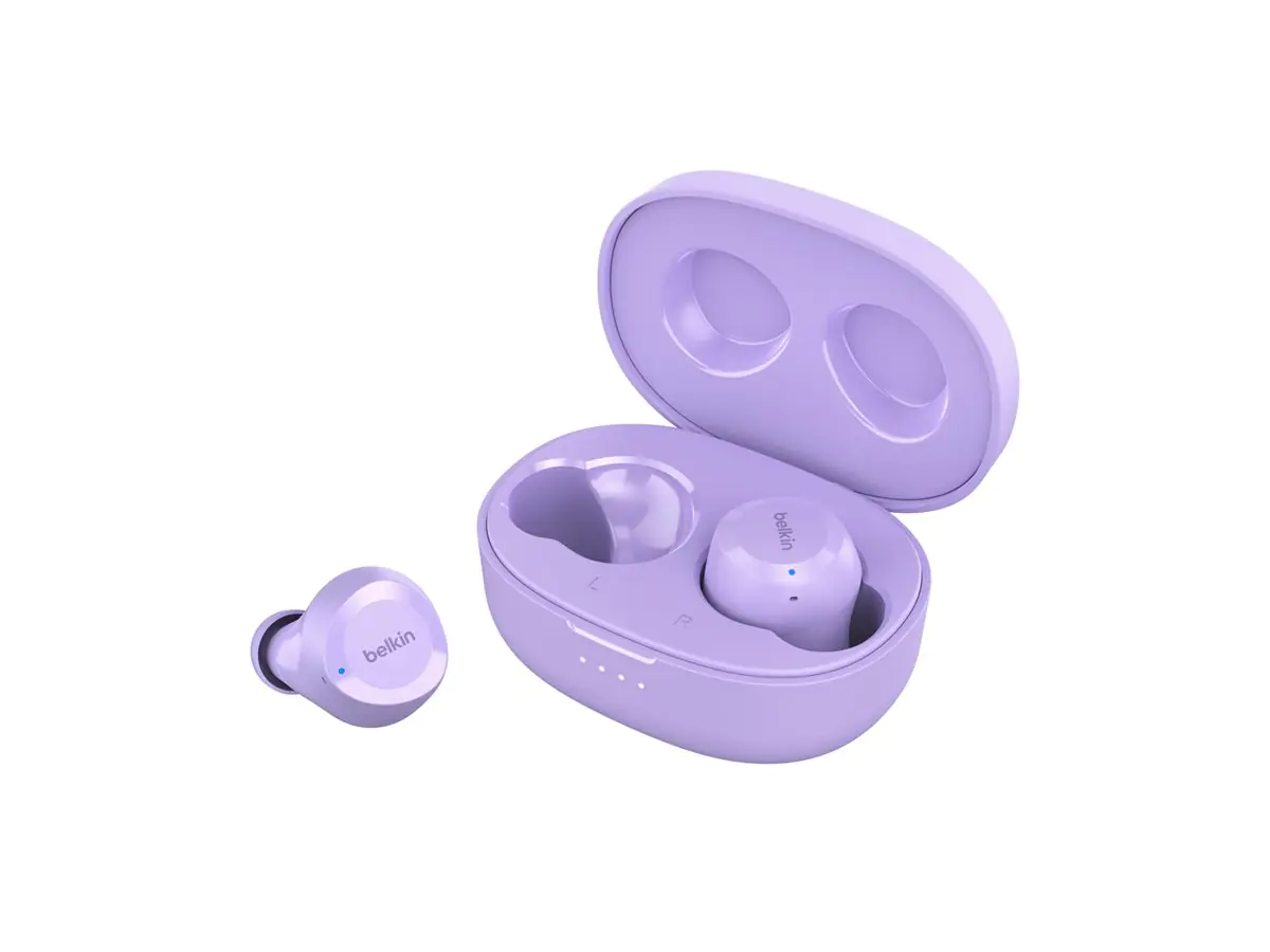 Belkin SoundForm Bolt - True Wireless-Kopfhörer mit Mikrofon - im Ohr - Bluetooth - Lavendel