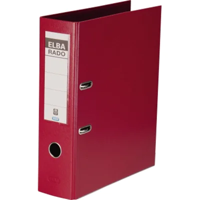 ELBA Ordner ELBAradoplast 100022630 DIN A4 80mm PVC rot ELBA Ordner ELBAradoplast 100022630 DIN A4 80mm PVC rot